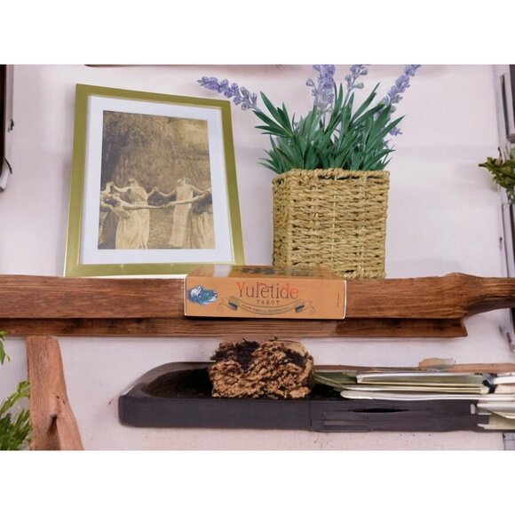 Yuletide Tarot Card Deck, 78 Holiday Cards 4.13" x 2.48" NIB Festive Design - Picture 5 of 10